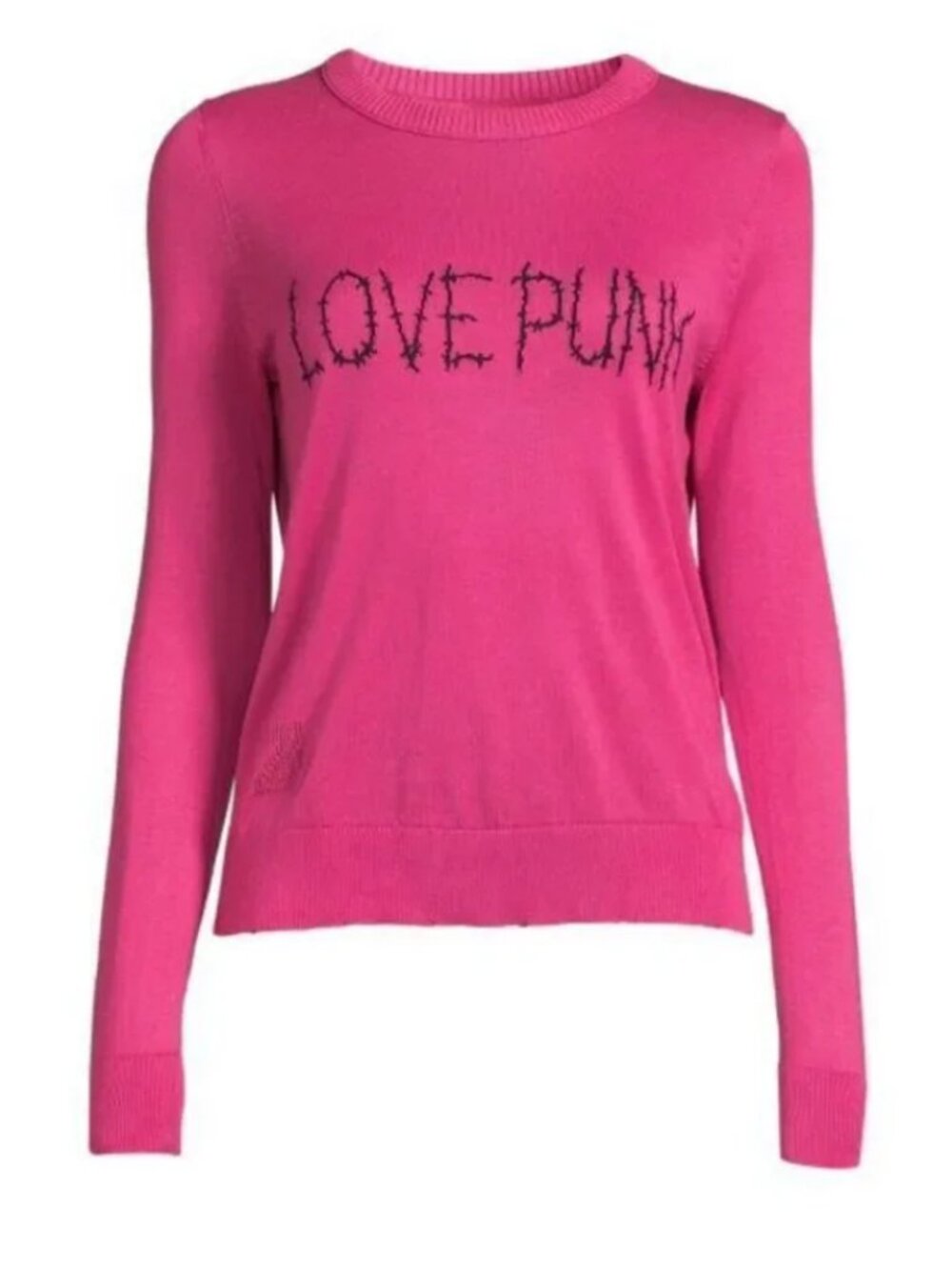Zadig & Voltaire Miss Love Punk Sweater Framboise Pink XS NWT $368